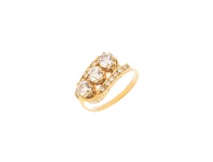 Ring 14kt Gelbgold mit Brillanten 1,1ct 