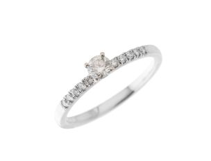 Ring 950 Platin Diamanten 0,33ct 3,4g