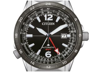 Citizen Promaster Mechanical GMT Stahl Automatik Armband Stahl 44,5mm Ref.NB6046-59E Box&Pap. Full Set Neu