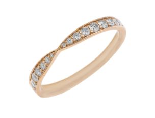 Tiffany & Co. Ring Memory 18kt Roségold 1,8g Diamanten 0,19ct 