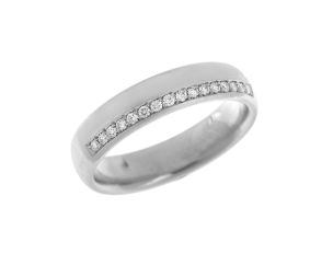 Ring 950 Platin Diamanten 0,16ct 10,5g