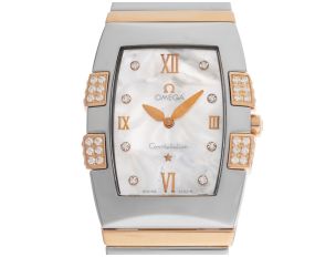 Omega Constellation Quadrella Ref.1283.79.00 1998 Box&Beschreibung wie Neu Vintage