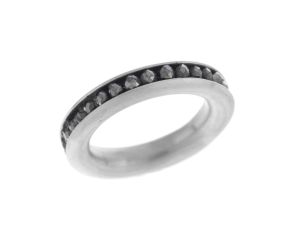Ring 14kt Weißgold 5,5g Moissanite  
