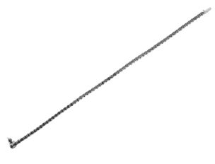 Armband Tennis 18kt Weißgold 11,8g Diamanten 3,20ct