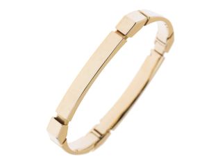 Armreif massiv 18kt Gelbgold 53,0g Handarbeit