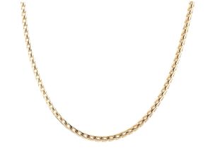 Halskette massiv 18kt Gelbgold 56,7g 400mm Handarbeit
