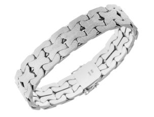 Armband 14kt Weißgold 88,5g 190mm