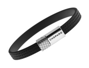 Chopard Armband Classic Racing Kautschuk Palladium 13,0g mit Box und Papiere