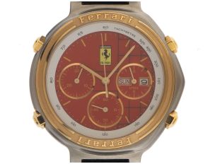 Ferrari Formula Day-Date Chronograph Ref.2610 Bj.1995 Full Set original Vintage Unpoliert