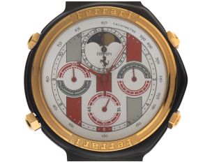Ferrari Formula Chronograph Mondphase Ref.2639 Bj.1998 Full Set original Vintage Unpoliert
