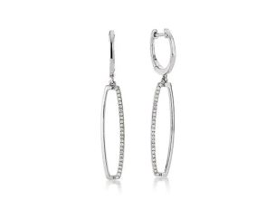 Palido Ohrschmuck 18kt Weißgold 2,8g Diamanten 0,14ct 