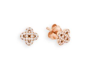 Palido Ohrstecker 18kt Roségold 1,3g Diamanten 0,14ct 