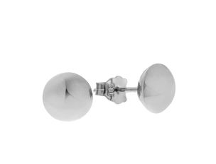 Palido Ohrstecker Kreis 14kt Weißgold 1,4g 7,3mm 