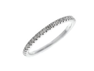 Palido Ring Memory 14kt Weißgold 1,6g Diamanten 0,19ct 