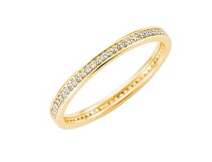 Palido Ring 14kt Gelbgold Diamanten 0,13ct 1,58g 