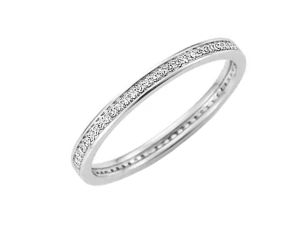 Palido Ring Memory 14kt Weißgold 1,5g Diamanten 0,13ct 