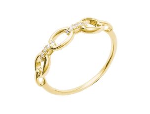 Palido Ring 14kt Gelbgold1,37g Diamanten 0,05ct 