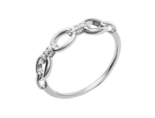 Palido Ring 14kt Weißgold 1,39g Diamanten 0,05ct 