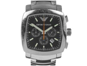 Emporio Armani Stahl Quarz Chronograph Armband Stahl 