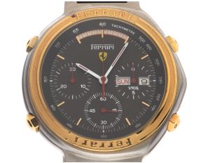 Ferrari Formula Day-Date Chronograph Ref.2660 Bj.2000 Full Set Original Vintage Unpoliert