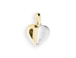 Palido Anhänger Herz 14kt Gelb/Weißgold 0,7g