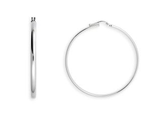 Palido Ohrschmuck Creolen 14kt Weißgold 3,0g