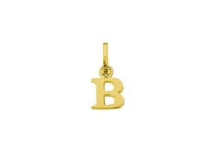 Palido Anhänger Buchstabe "B" 14kt Gelbgold  0,2g 6,0mm