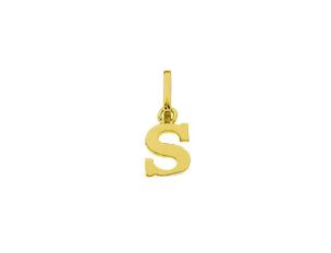Palido Anhänger Buchstabe "S" 14kt Gelbgold  0,2g 6,0mm