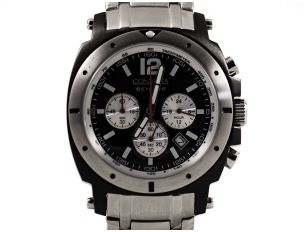 Convicta Bengor Chronograph Stahl Quarzwerk 43mm