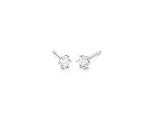 Ohrstecker 18kt Weißgold 1,7g Diamanten 0,80ct 