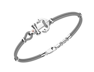 Zancan Armband 925 Sterlingsilber 18kt Roségold Kelvar Neu