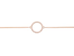 Palido Armband Ring 14kt Roségold 0,5g Diamanten 0,05ct