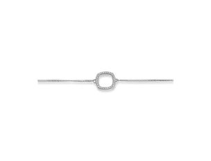 Palido Armband 14kt Weißgold 0,6g Diamanten 0,04ct 180mm