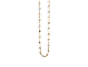 Palido Halskette 14kt Gelb/Rosé/Weißgold 3,6g 450mm 