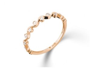 Palido Ring 14kt Rotgold 1,0g Diamanten 0,08ct 
