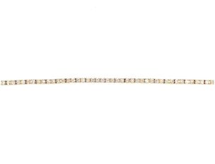 Palido Armband Tennis 18kt Gelbgold 5,7g Diamanten 1,00ct 180mm 