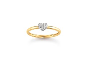 Palido Ring 18kt Gelbgold 1,6g Diamanten 0,06ct