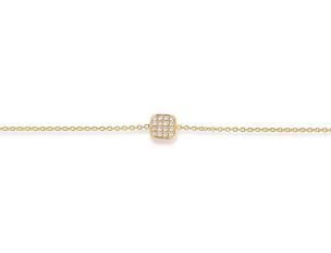 Palido Armband 18kt Gelbgold 1,2g Diamanten 0,07ct