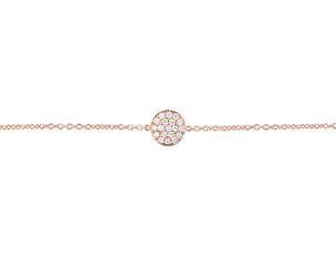 Palido Armband Kreis 18kt Rotgold 1,2g Diamanten