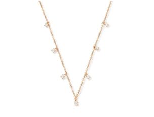 Palido Halskette 18kt Rotgold 2,7g Diamanten 0,30ct