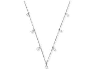 Palido Halskette 18kt Weißgold 2,8g Diamanten 0,30ct