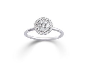 Palido Ring 18kt Weißgold 2,4g Diamanten 0,41ct