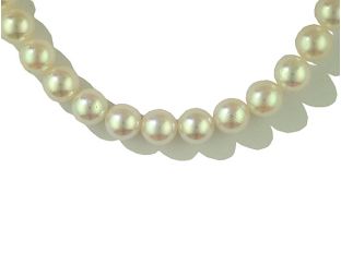 Akoya Zuchtperlenstrangstrang 6mm Neu