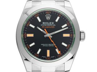 Rolex Milgauss Ref.116400GV 2007 LC 100 Full Set wie Neu Vintage