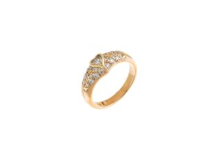 Ring 18kt Gelbgold Diamanten 0,50ct 5,0g