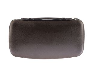 Louis Vuitton Dokumente -Reisetasche Leder braun sehr gut Vintage 
