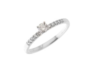 Ring 950 Platin Diamanten 0,33ct 3,4g