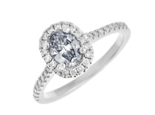 Ring 18kt Weißgold Diamanten 1,00ct 3,1g