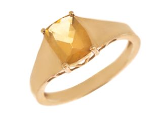 Ring 9kt Gelbgold Citrin 3,0g 