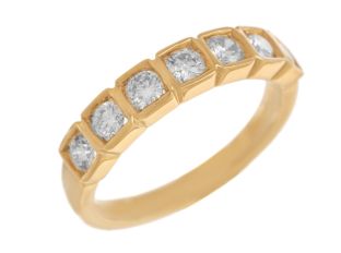 Ring 14kt Gelbgold Diamanten 0,70ct 4,0g 